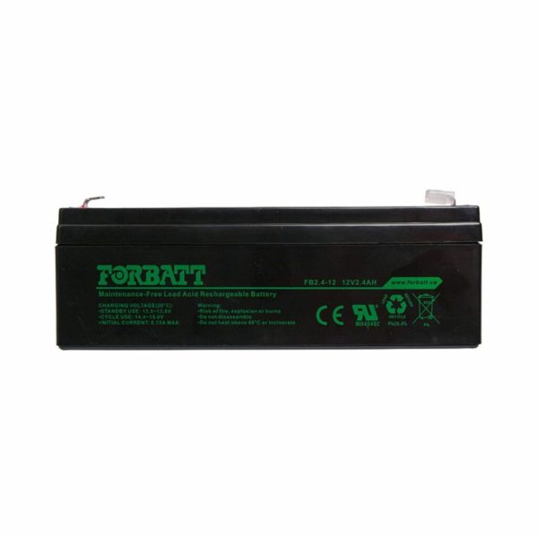 BATTERY – 2.4A/H RECHARGEABLE 12V