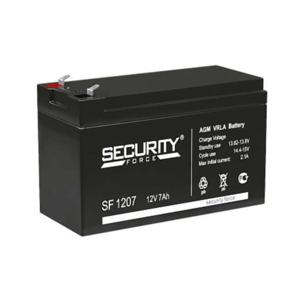 SCW BATTERY – 1.2A/H RECHARGEABLE 12V
