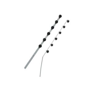 NEMTEK FLAT BAR 6 WIRE ANGLED BLACK POWDER COATED BRACKET