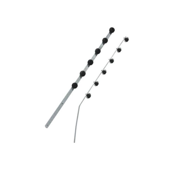 NEMTEK FLAT BAR 5 WIRE ANGLED BLACK POWDER COATED BRACKET